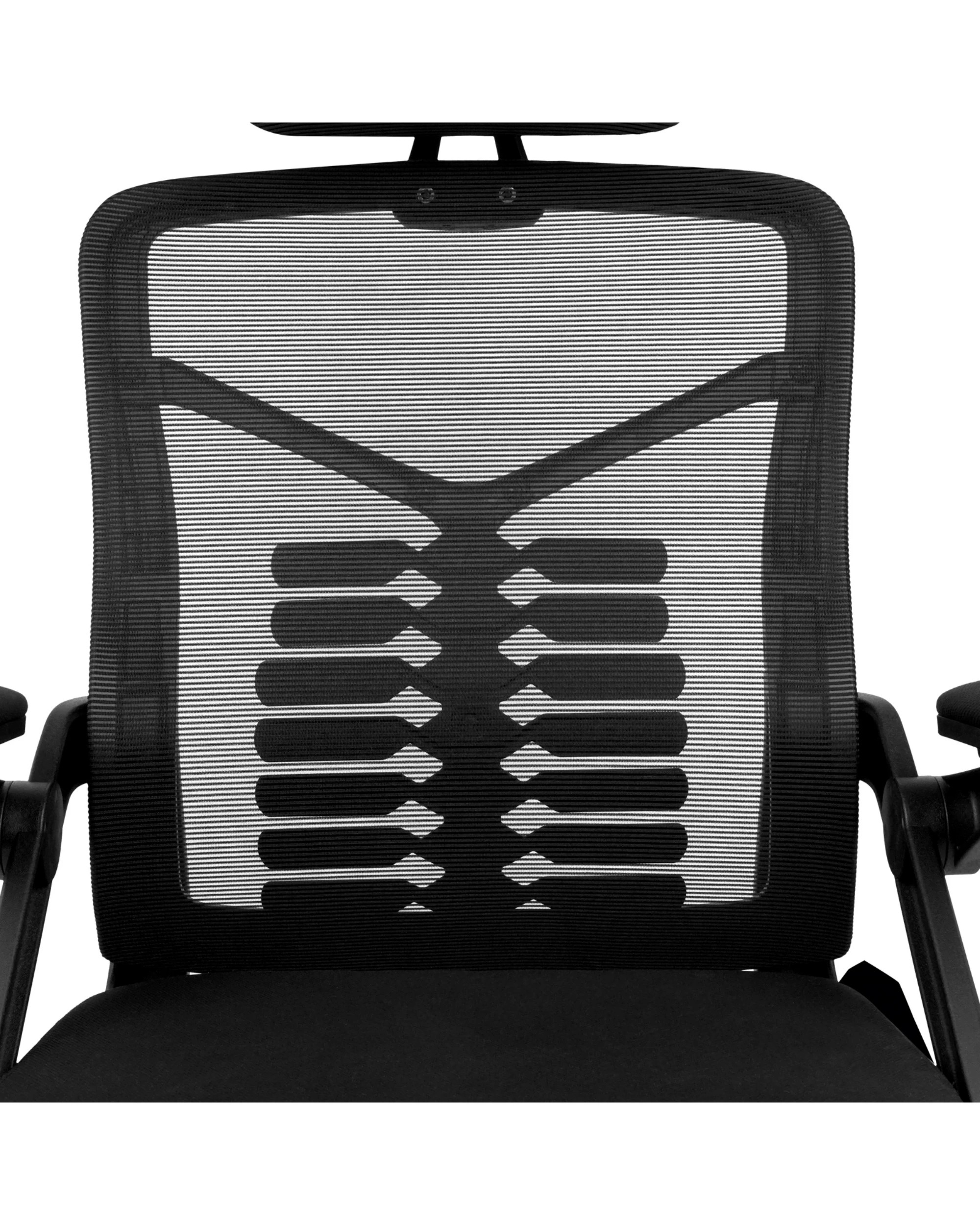7 Advwin Ergonomic Mesh Office Chair Flip-up Armrest - Black, 7 of 8