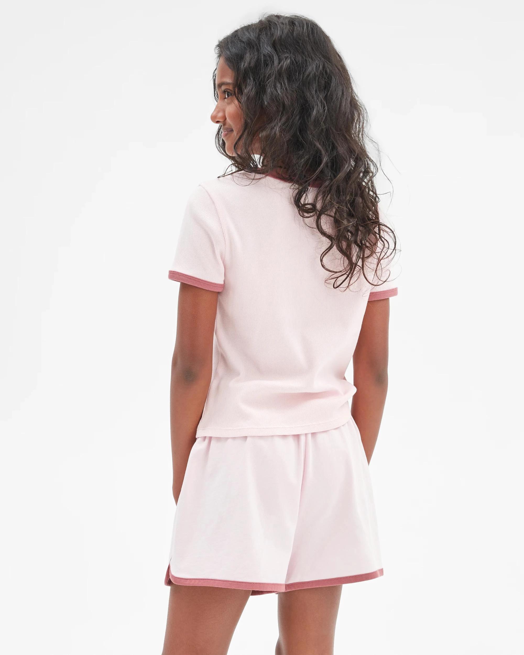 4 Target Australian Cotton Rib Ringer T-shirt PINK POODLE, 4 of 6