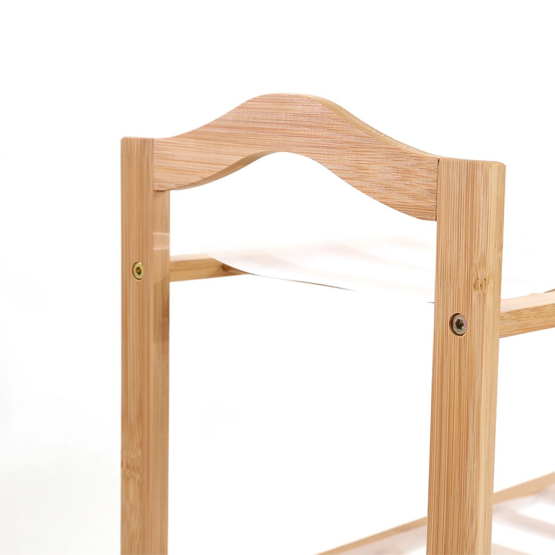 2 Levede 80cm 5 Tier Bamboo Shoe Rack, 2 of 7