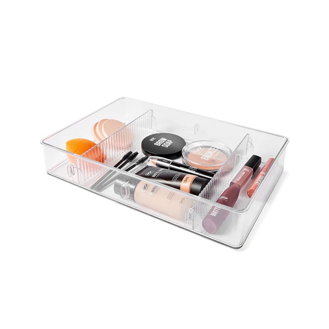 3 Large Drawer Organiser - Clear, 3 of 10