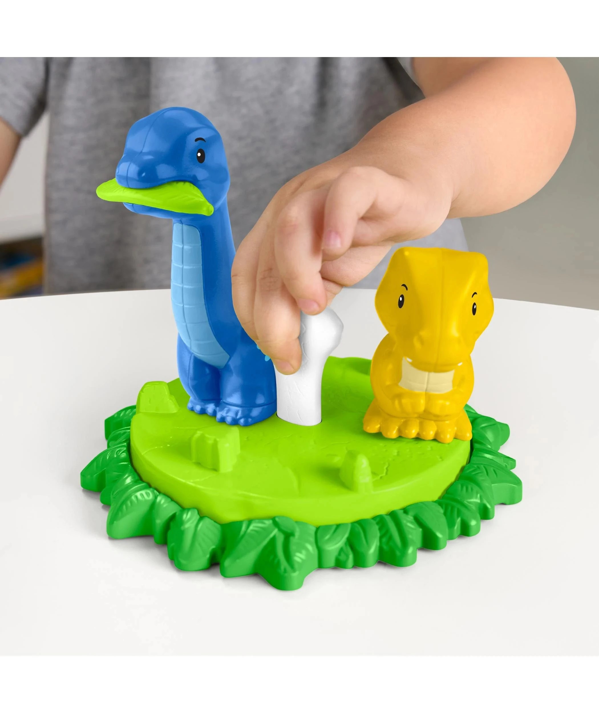 5 Mattel Fisher-Price Little People Spin & Play Dinosaur Playground Toddler Playset - Multi, 5 of 6