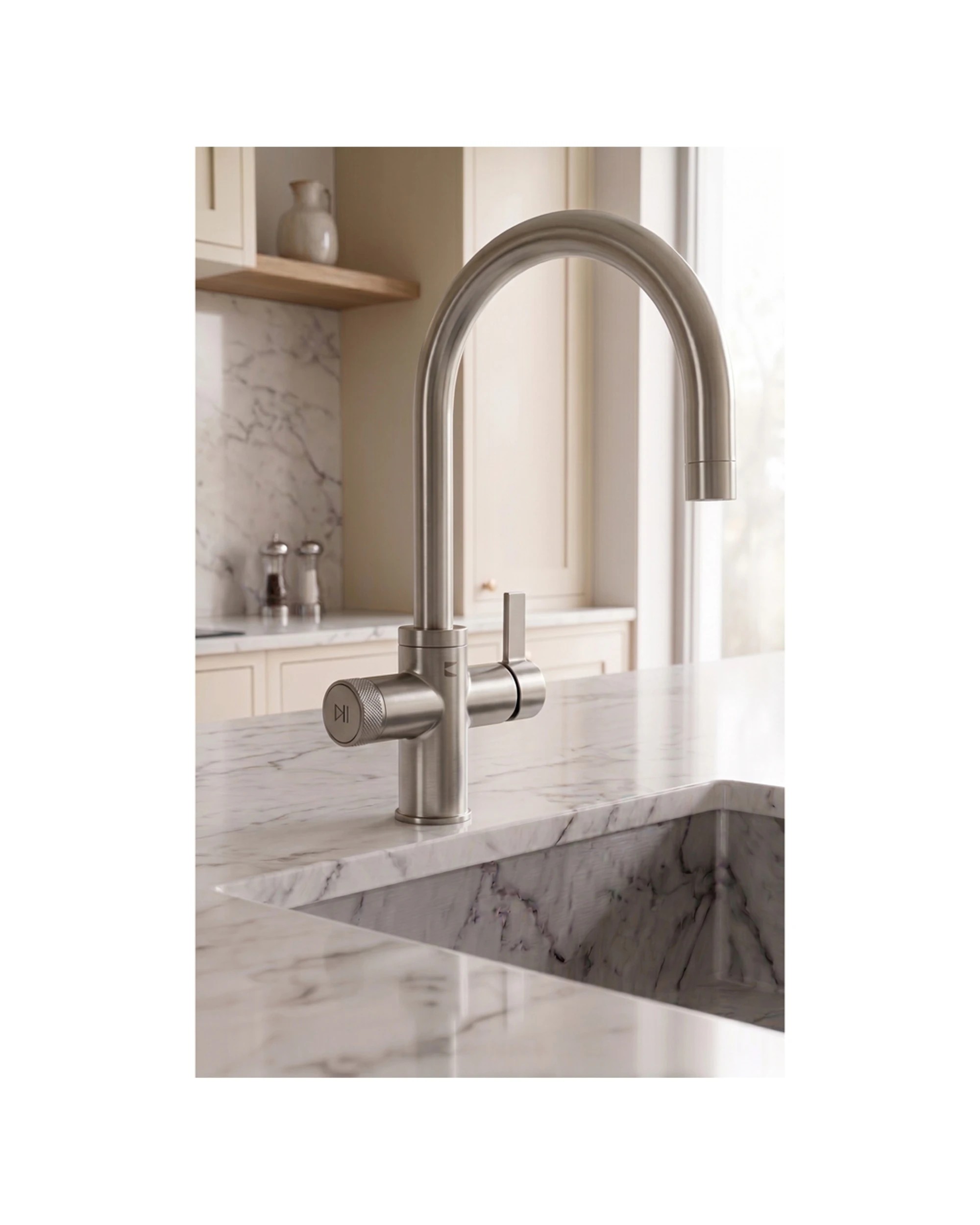 2 Kleenmaid UltraTap5 Water Filtration System Kitchen Sink Filter Brushed Tap - Metallic, 2 of 8