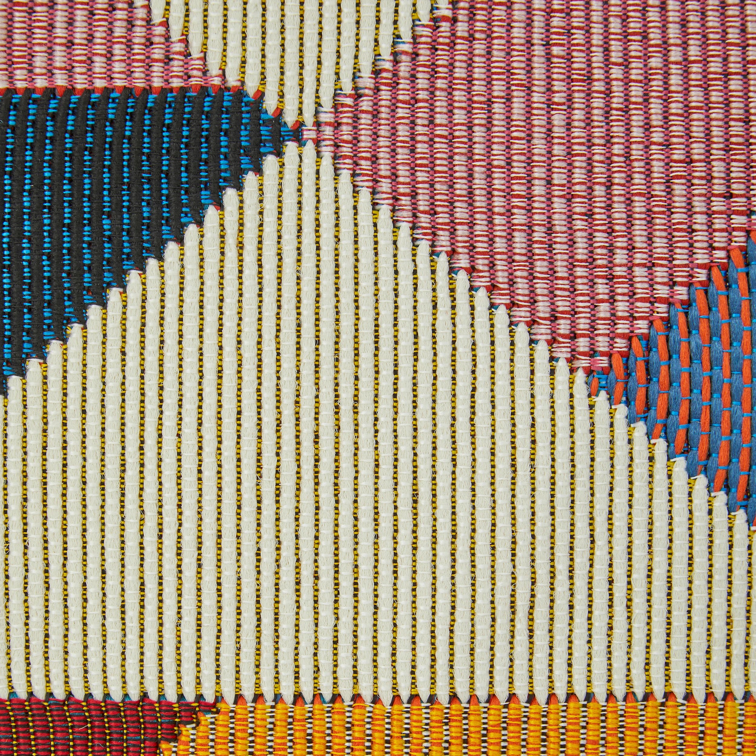 6 Common Ground Rugs Horizon Geo 200x80cm - Small Outdoor Rug - Multi, 6 of 7