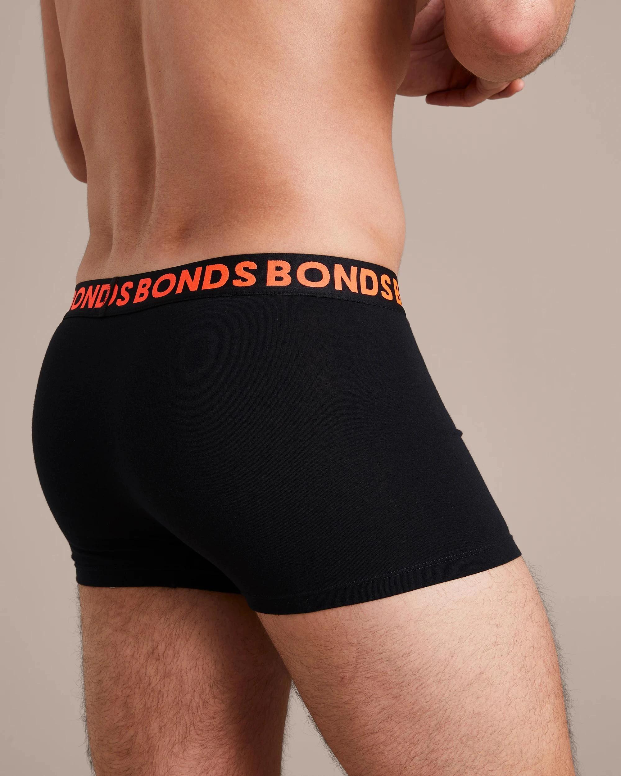 10 Bonds 3 Pack Everyday Trunks BLACK, 10 of 10