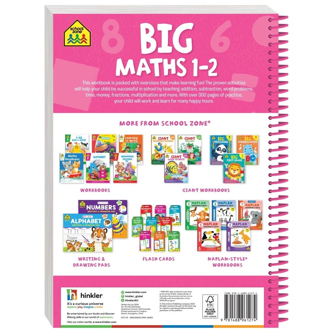 2 School Zone Big Maths Grades 1-2 - Book, 2 of 5