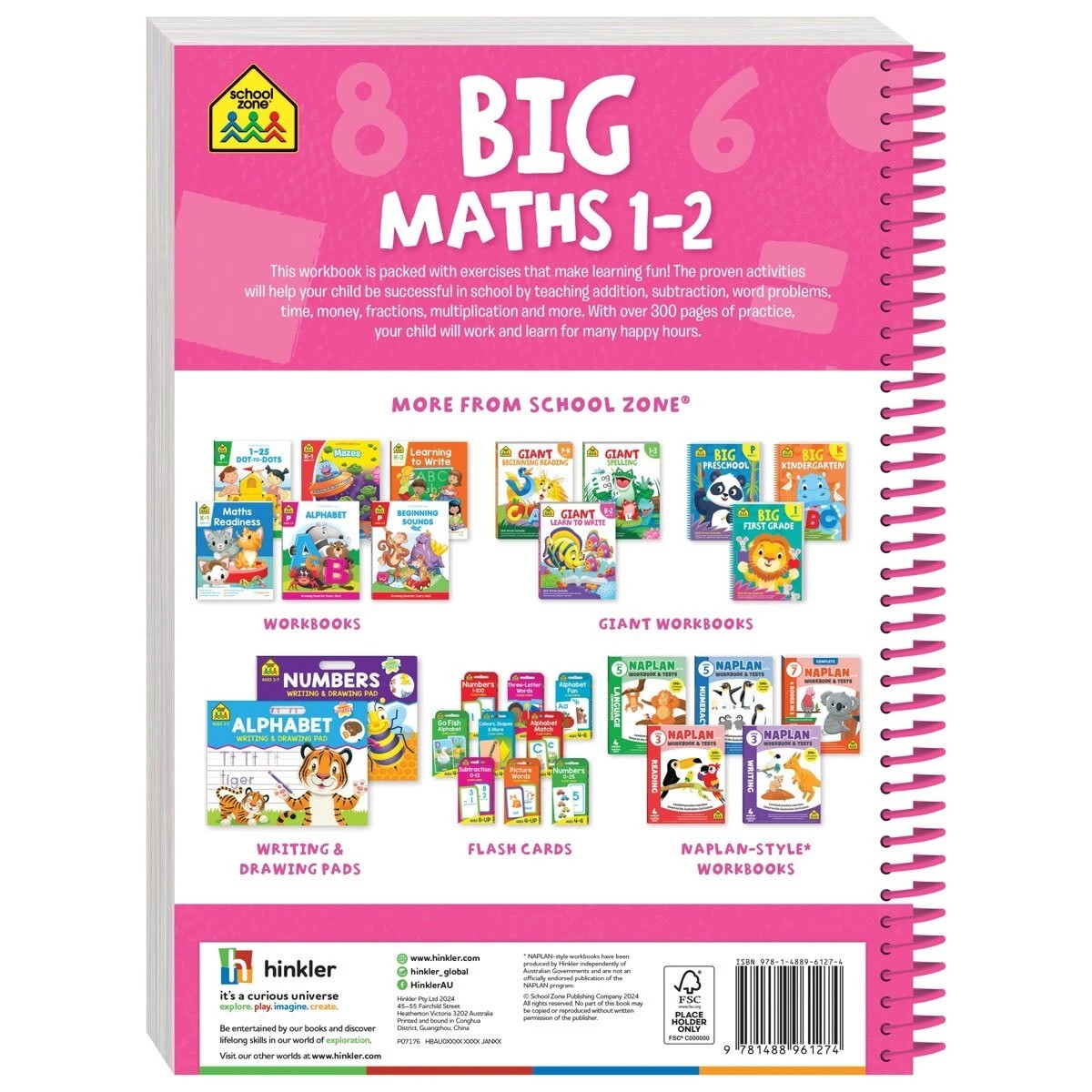 2 School Zone Big Maths Grades 1-2 - Book, 2 of 5