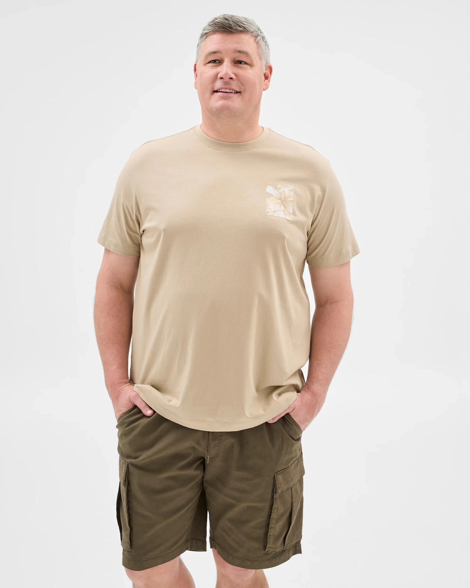 2 Target Man Plus Plus Size Australian Cotton Rich Cargo Shorts DARK OLIVE, 2 of 6