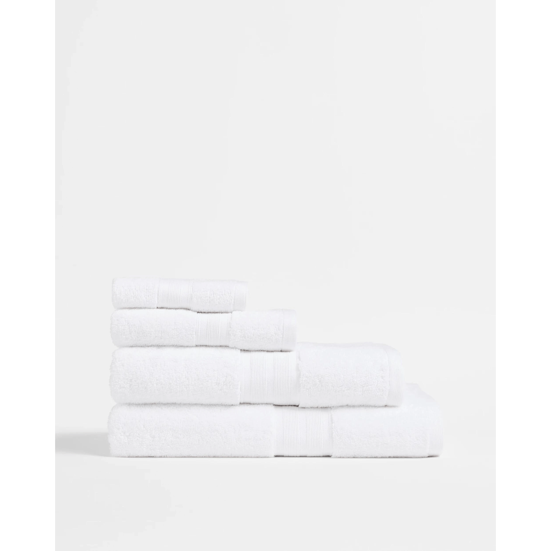 2 Grandeur Australian Cotton Bath Sheet - White, 2 of 5