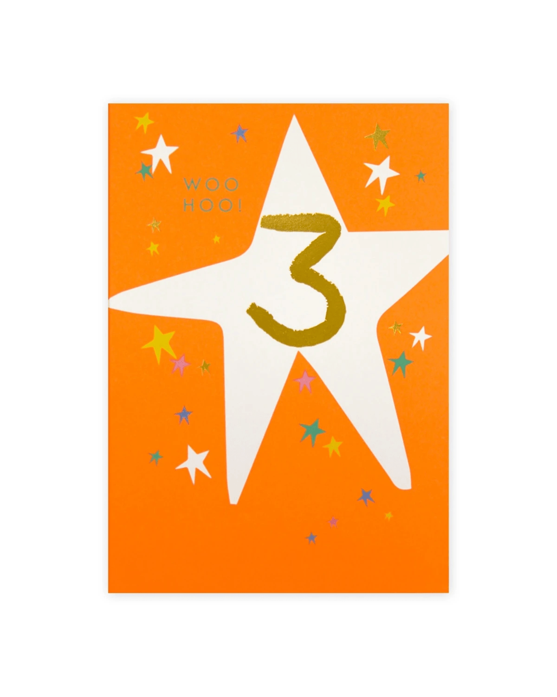 3 Connections from Hallmark 3rd Birthday Card - Neon and Stars, 3 of 3