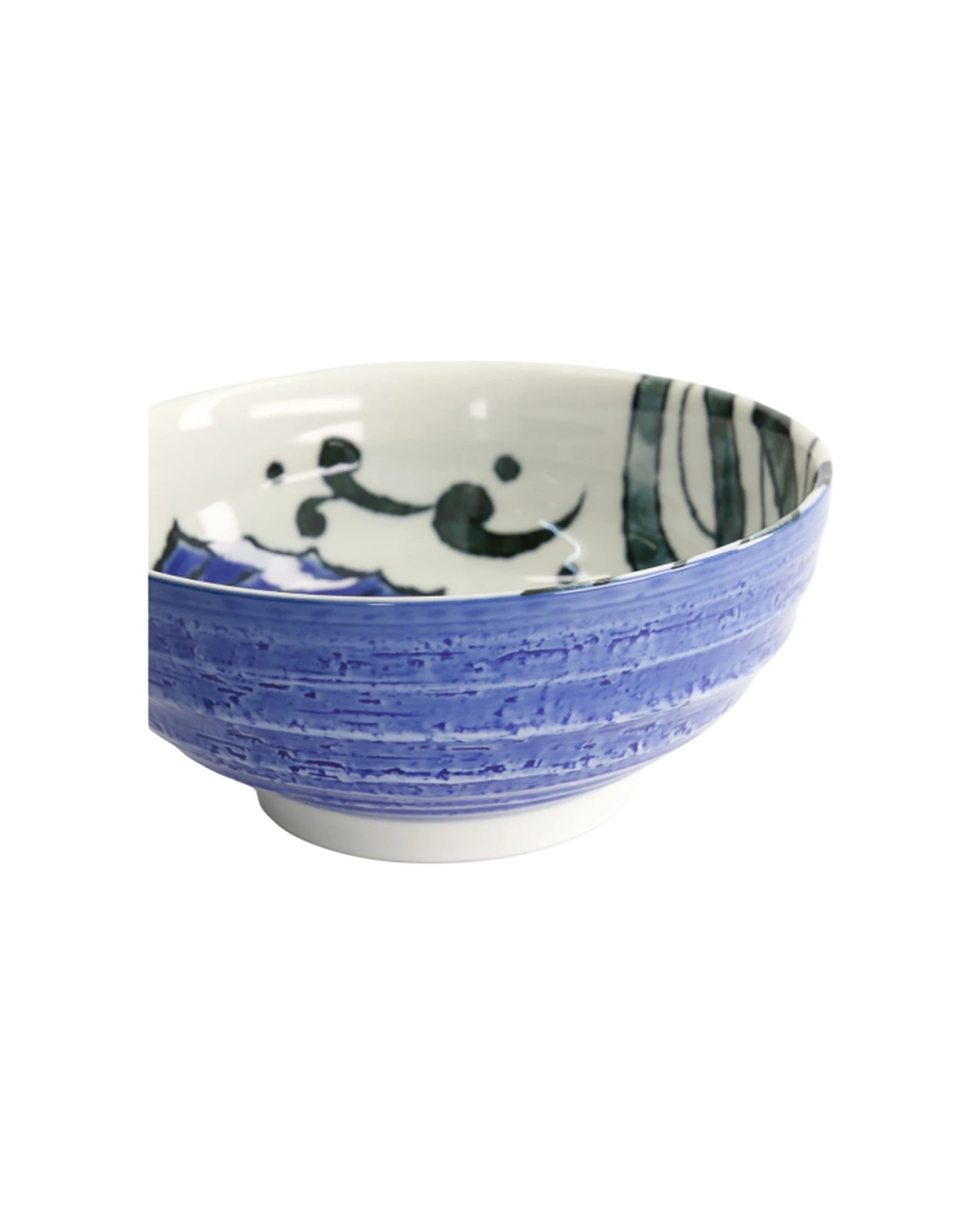 2 Tokyo Design Studio Seafood Ramen Bowl Stylish Design 18.5x8cm Snapper - Blue, 2 of 2