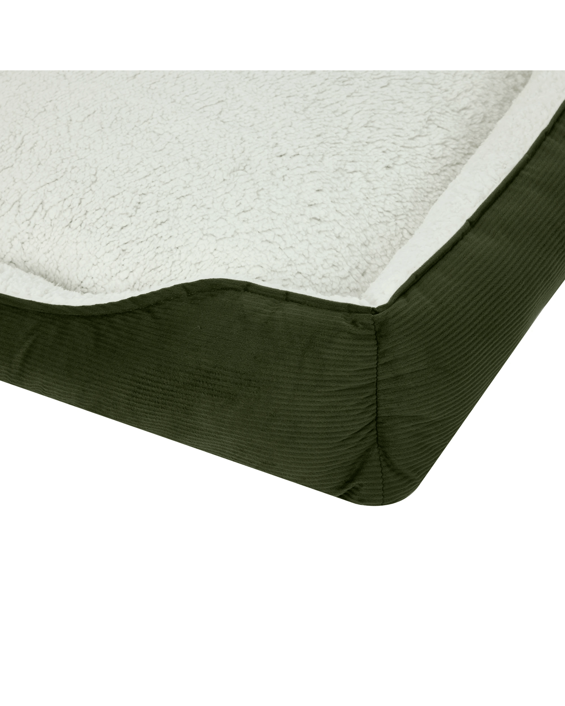 5 Pet Bed Lounge Corduroy - Extra Large, Green, 5 of 8