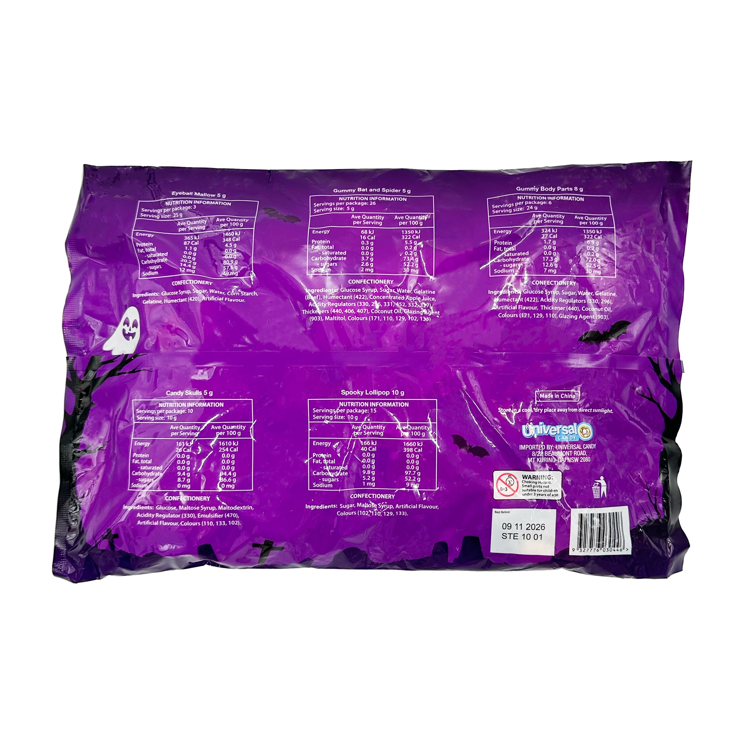 2 Universal Candy Sweet Street Spooky Treats 600g, 2 of 2