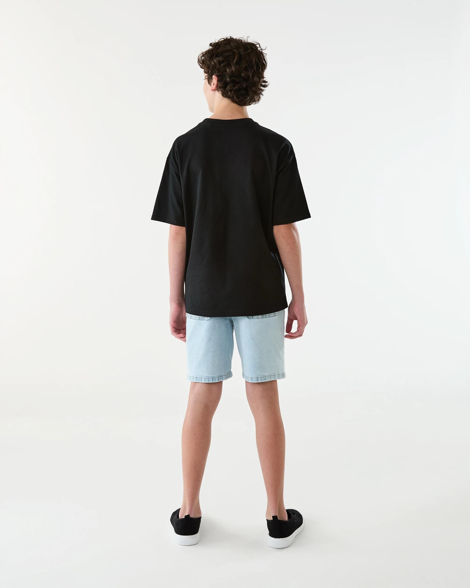 8 Short Sleeve Oversized T-shirt Black, 8 of 8