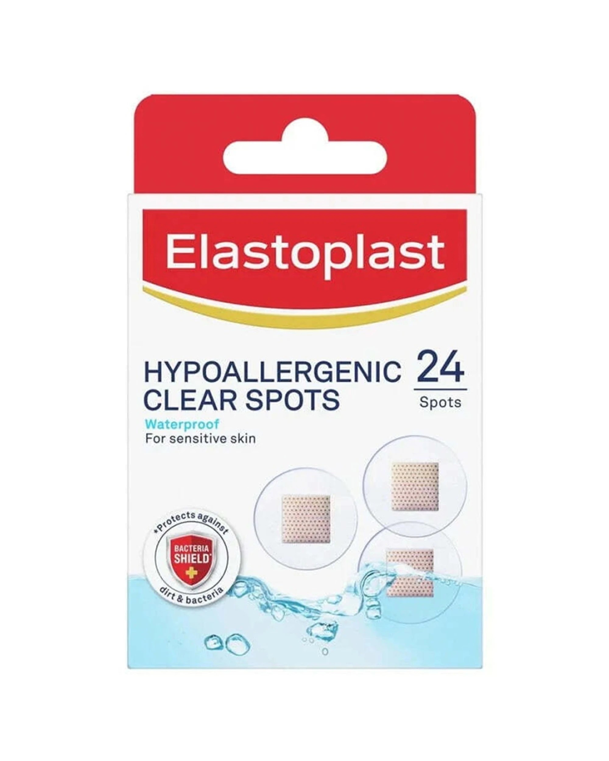 1 Elastoplast Hypoallergenic Transparent Spots 24 Pack - Clear, 1 of 1