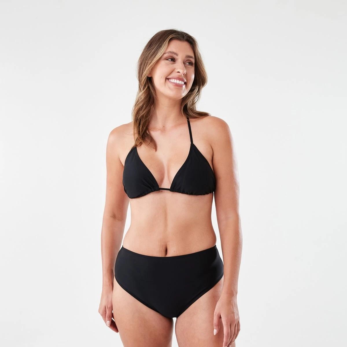 6 High Waisted Bikini Briefs BLACK, 6 of 6