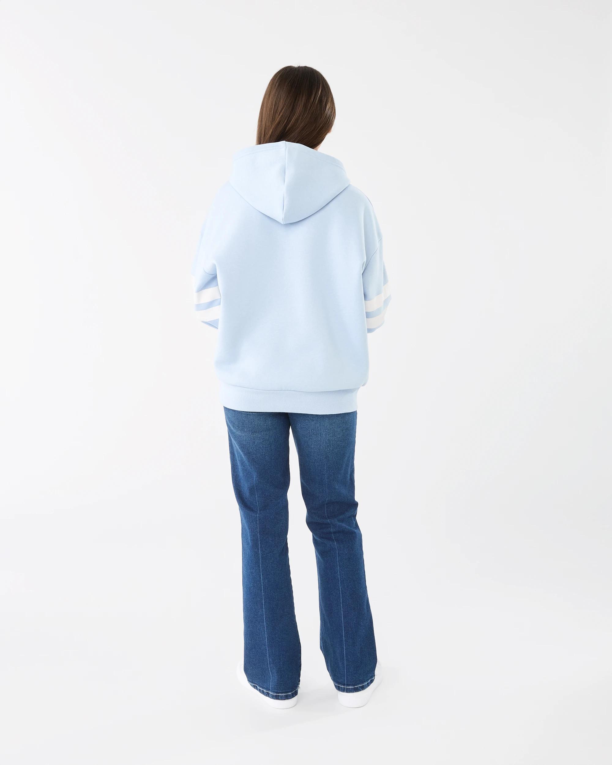 7 Oversized Hoodie Blu Slogan, 7 of 7