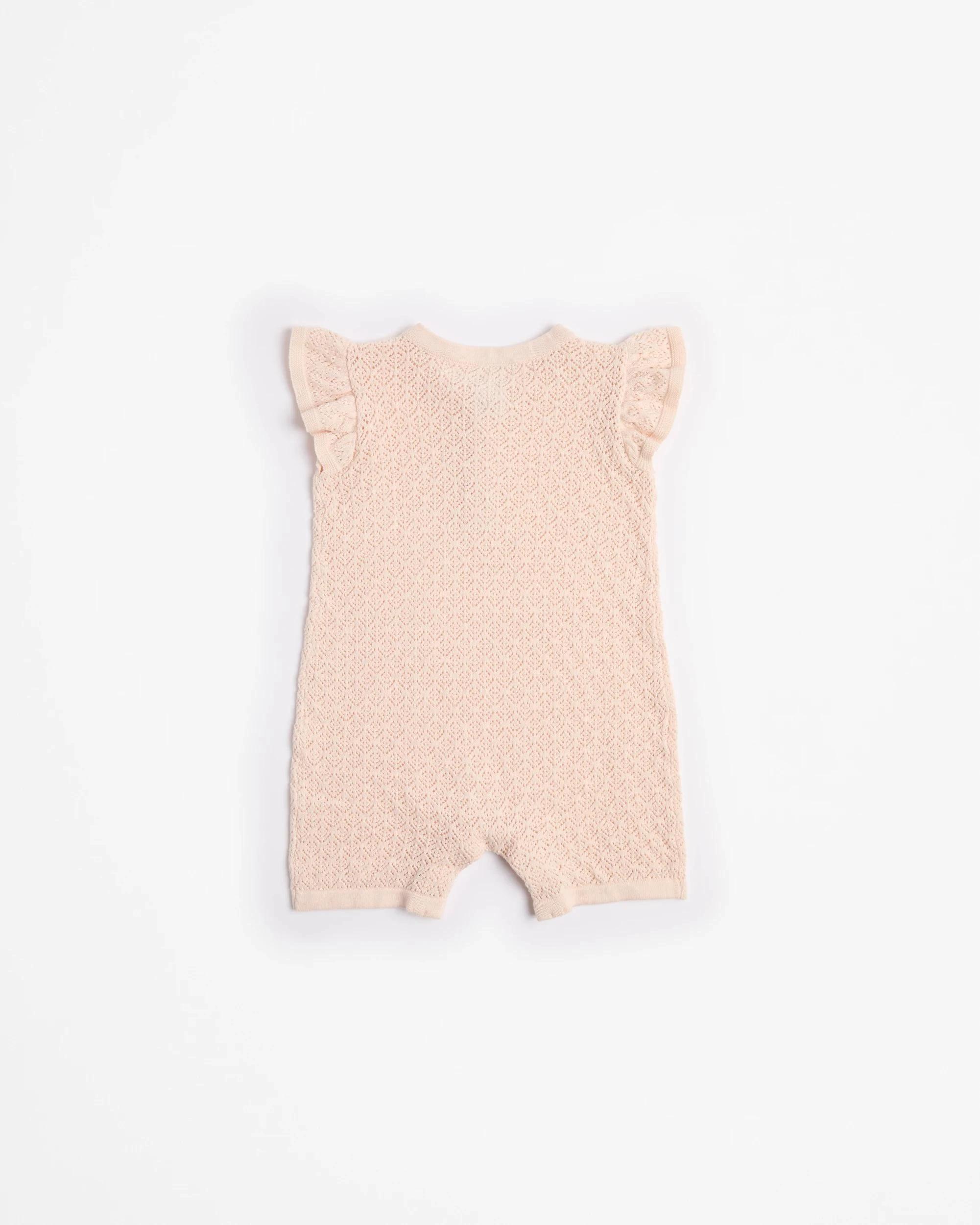 4 Target Organic Cotton Baby Knit Romper PINK, 4 of 4