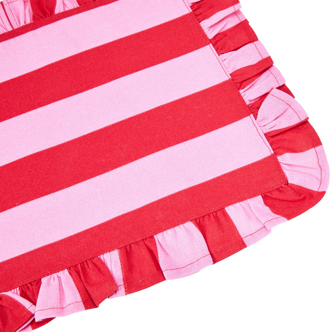 2 Pink Red Ruffle Placemat, 2 of 3