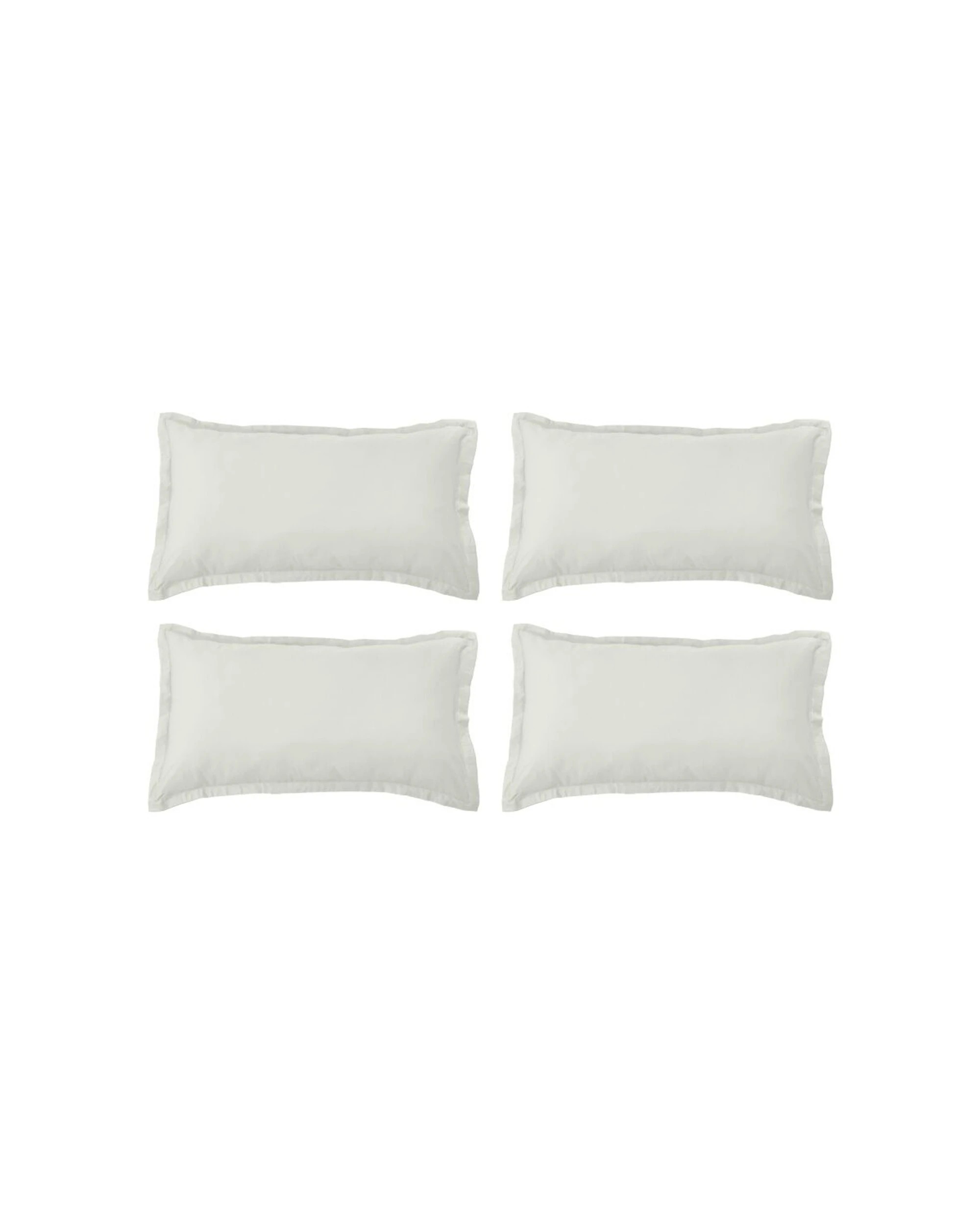 1 Grosvenor House Egyptian Cotton Tailored Pillowcase Taupe 4PK 500TC - Beige, 1 of 4