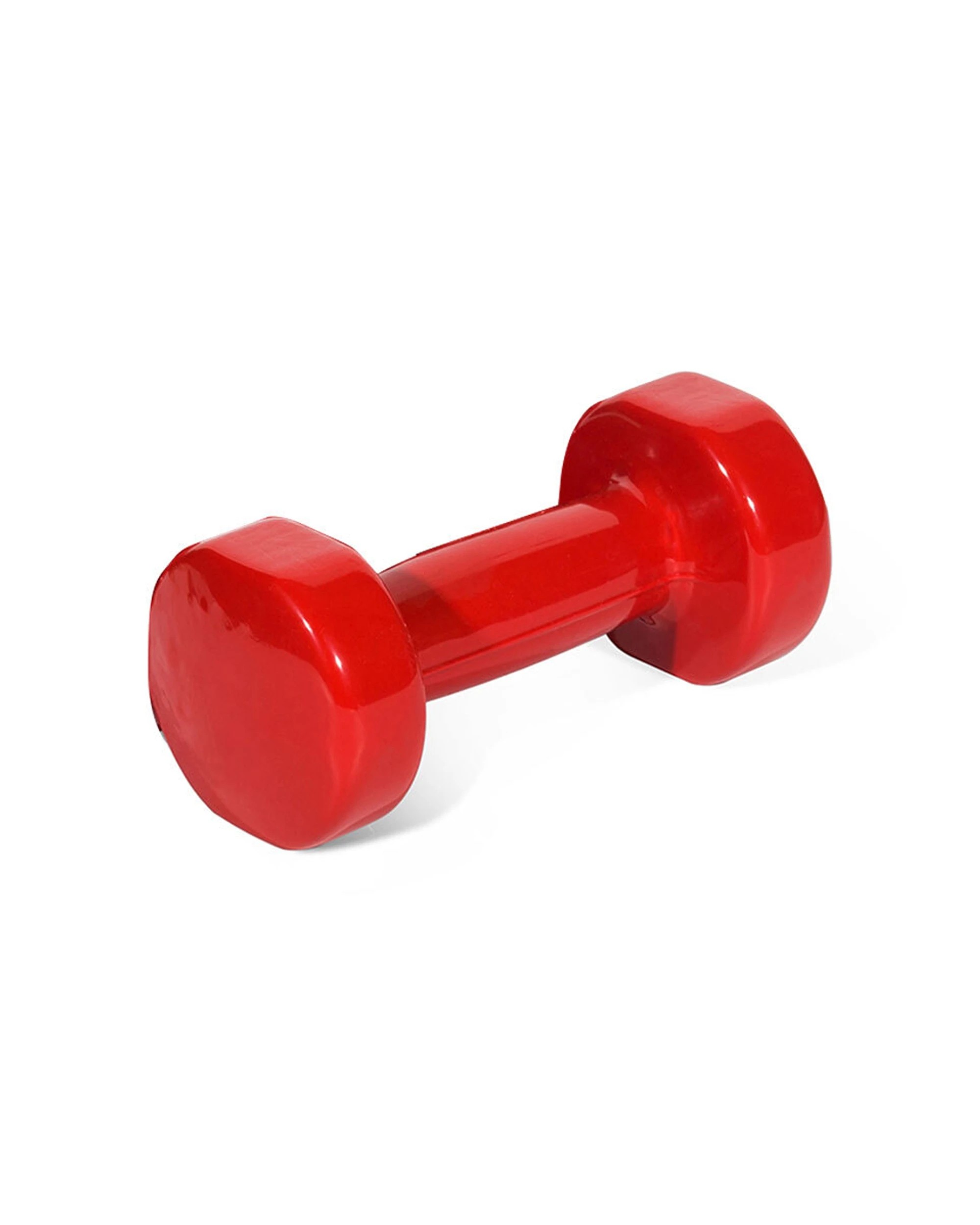 2 BodyWorx 2PK Vinyl Dipped Weighted Dumbbell 3kg Home Gym Workout Set Muscle Toning - Red, 2 of 2