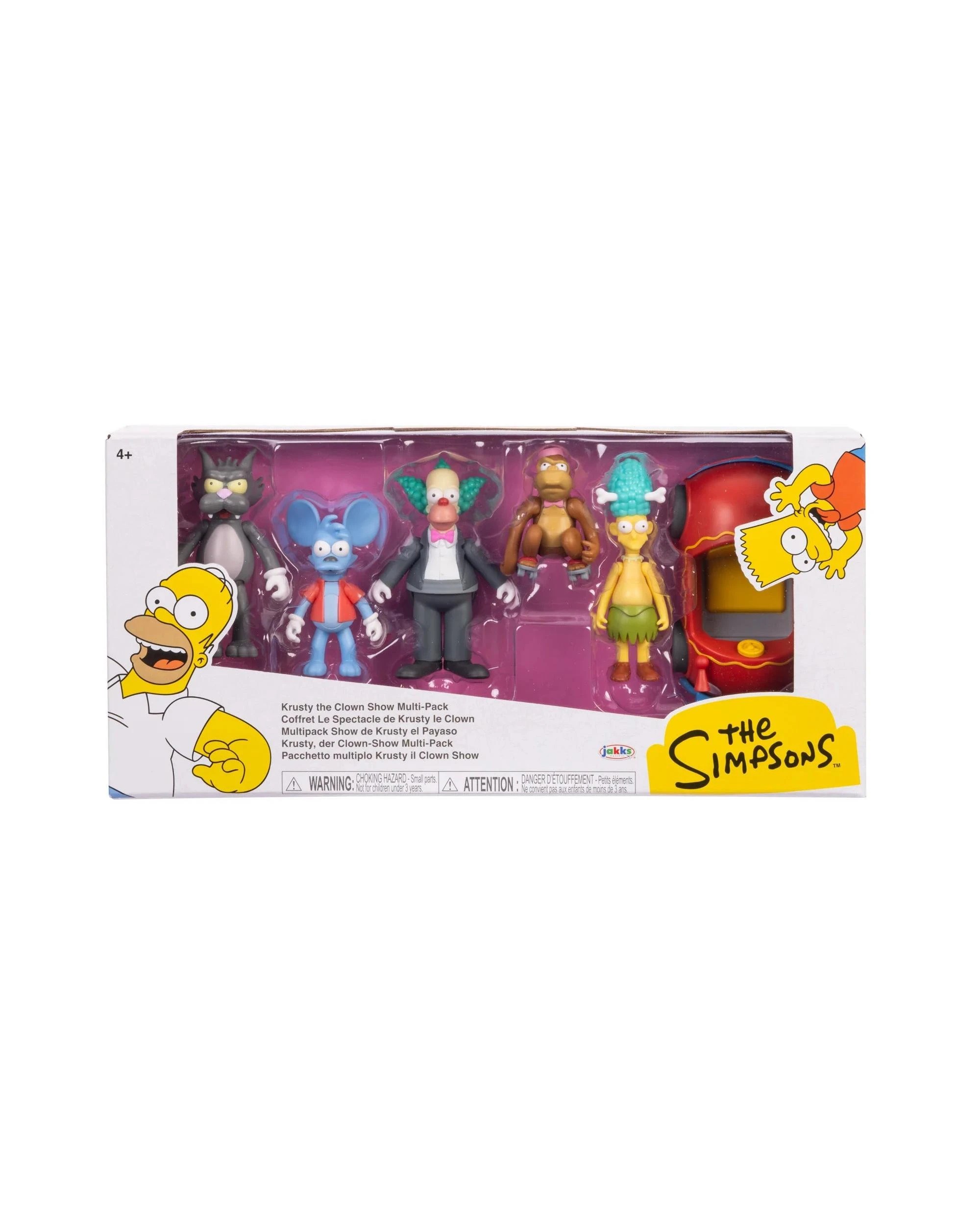1 The Simpsons Krusty the Clown Show 2.5 inch Scale Figure Multi-Pack, 1 of 7