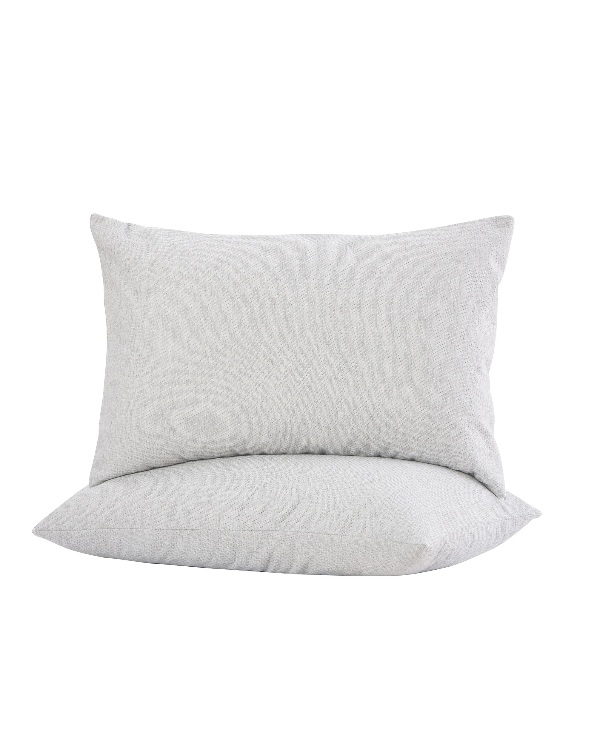 2 Dreamaker Waterproof Bamboo Charcoal Cover Adjustable Shredded Memory Foam Pillow Twin Pack - Grey, 2 of 7