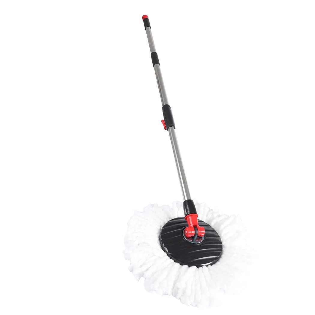 4 Cleanflo 360 Degree Spinning Mop and Bucket Set with 2 Free Mop Heads - Black, 4 of 6