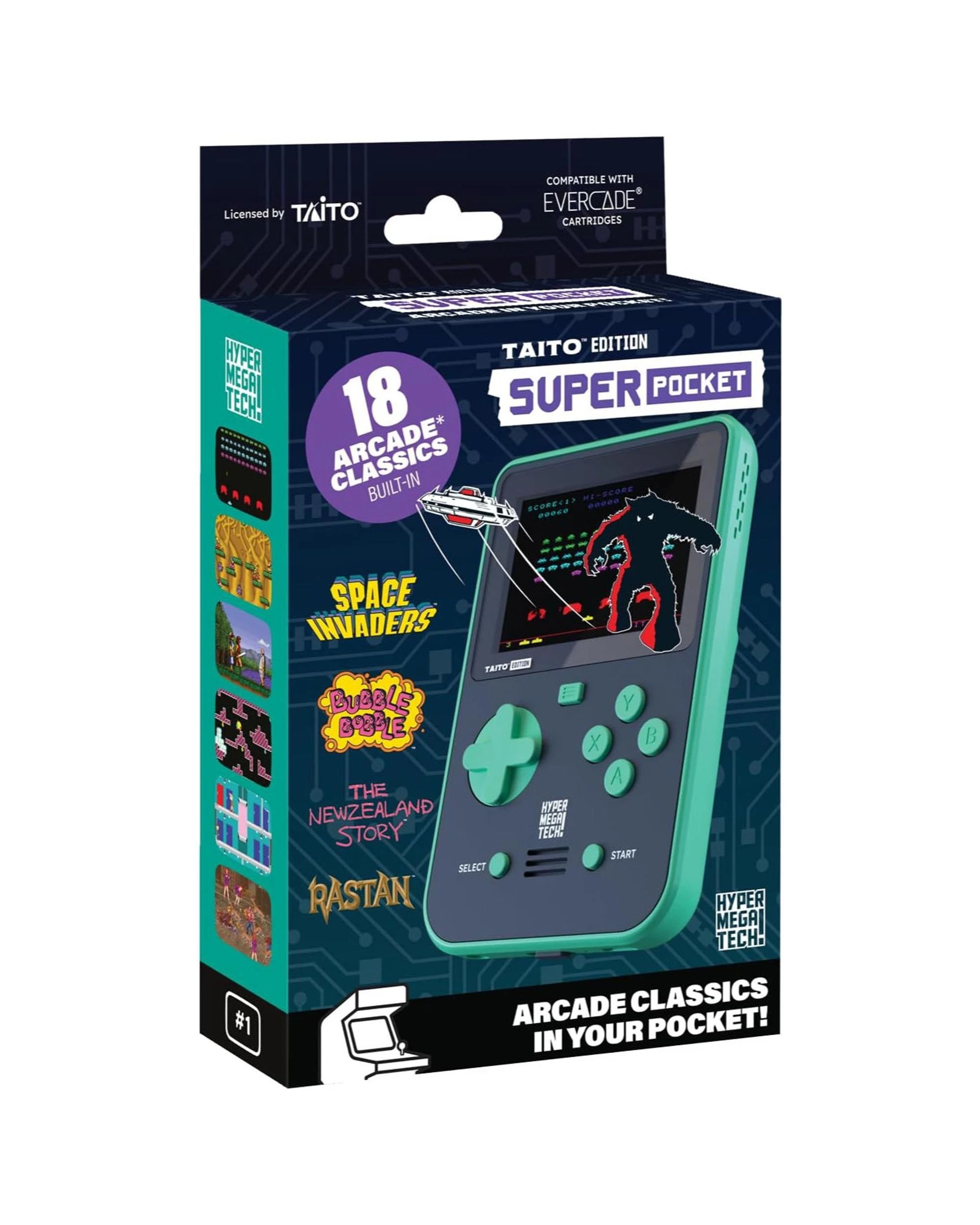 1 HyperMegaTech! Super Pocket Taito Edition Console, 1 of 8