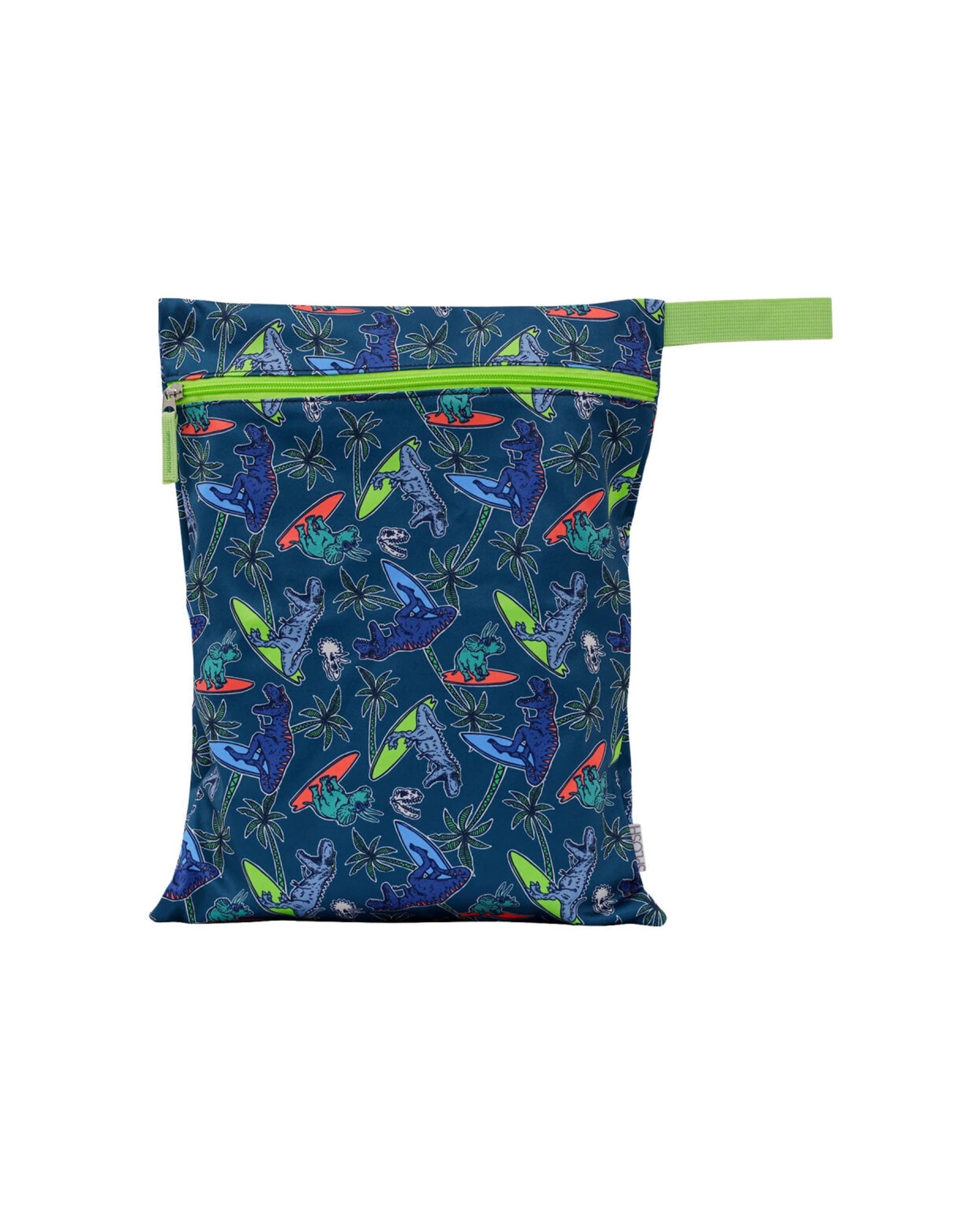 1 Splosh Out & About Dino Waterproof Kids/Children Wet Bag 40x30cm - Blue, 1 of 5