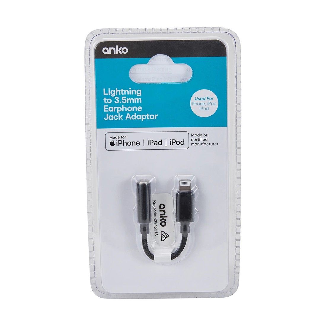 5 Lightning to 3.5mm Earphone Jack Adaptor, 5 of 5