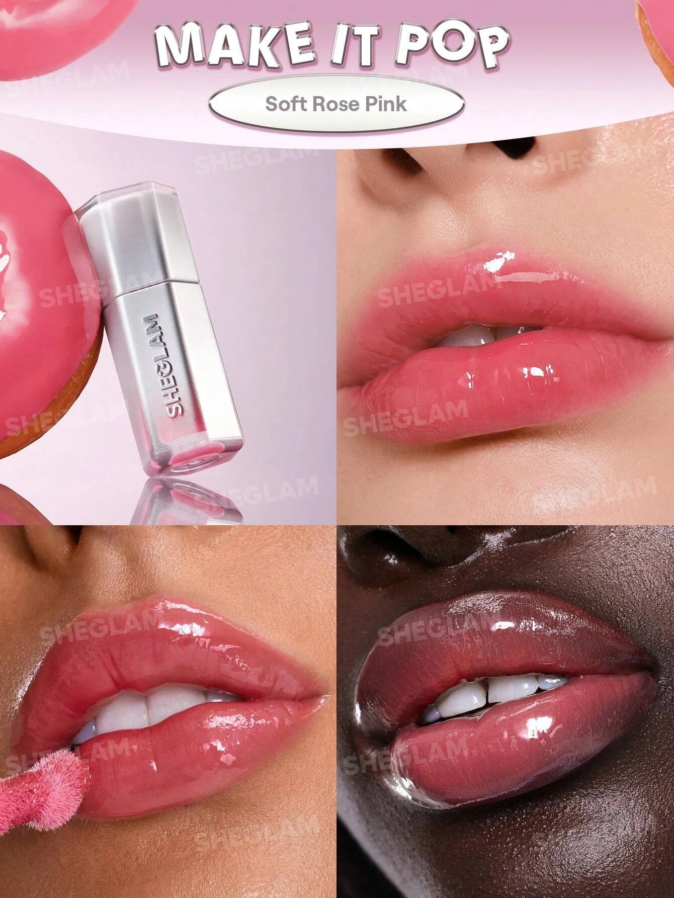 4 SHEGLAM Glass Lock Air Gloss - Make It Pop, 4 of 8