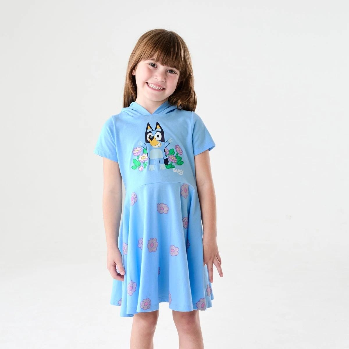 1 Bluey License Dress BLUEY SKATER DRESS, 1 of 8