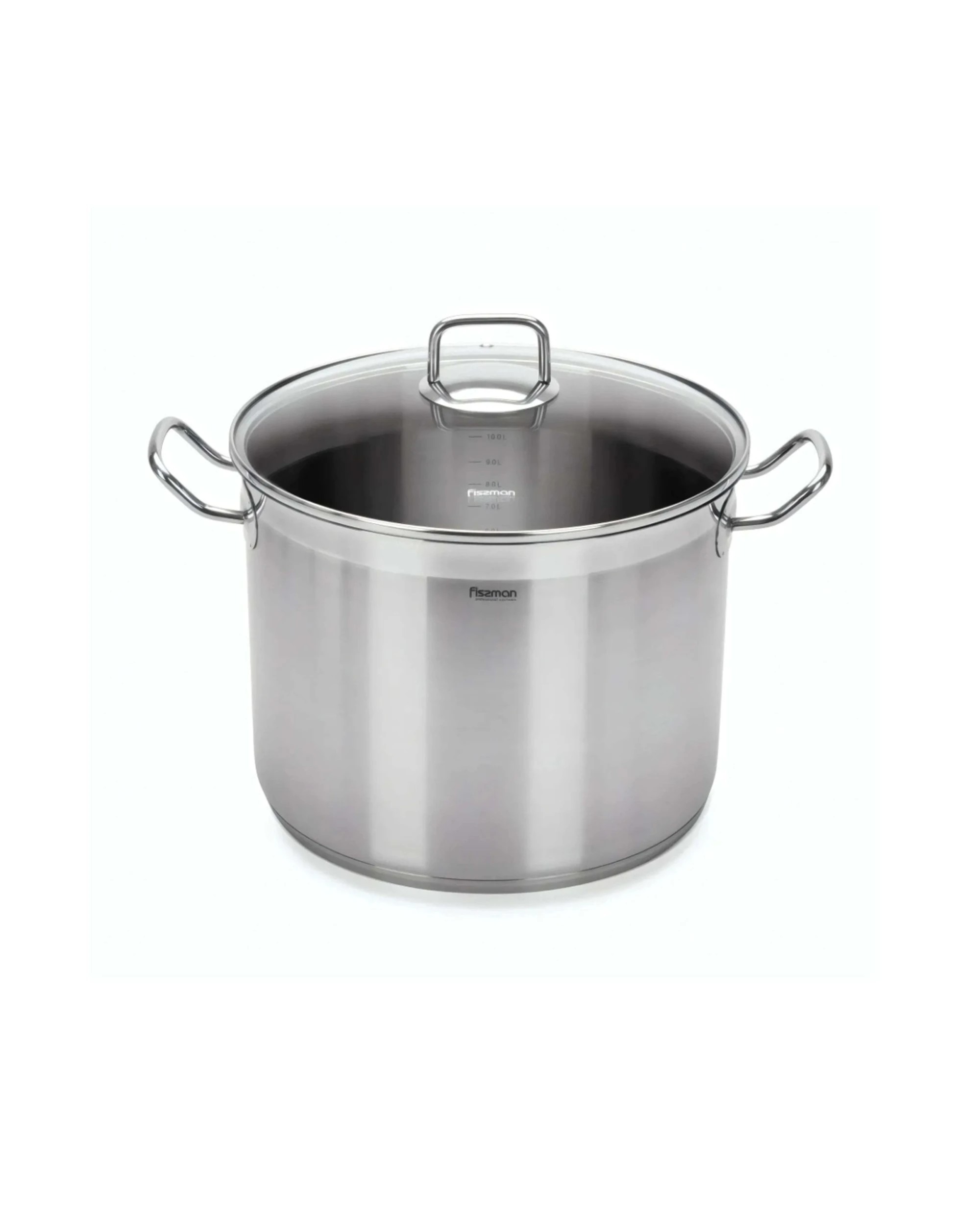 1 Fissman Stockpot Tahara Series Stainless Steel With Glass Lid 13.2L - Silver, 1 of 1