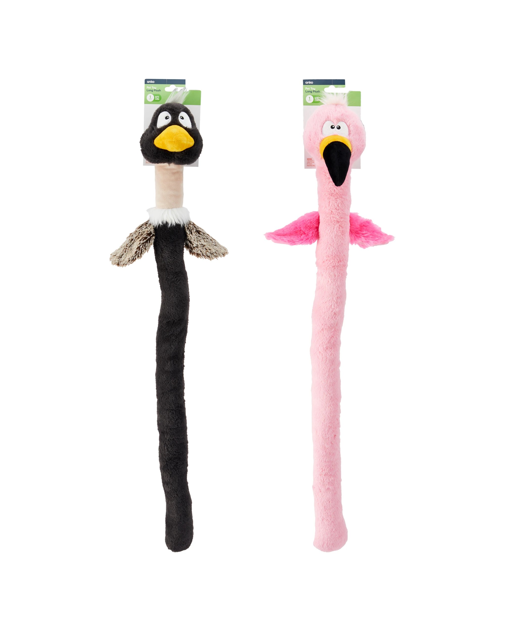 4 Pet Toy Long Plush - Assorted, 4 of 4