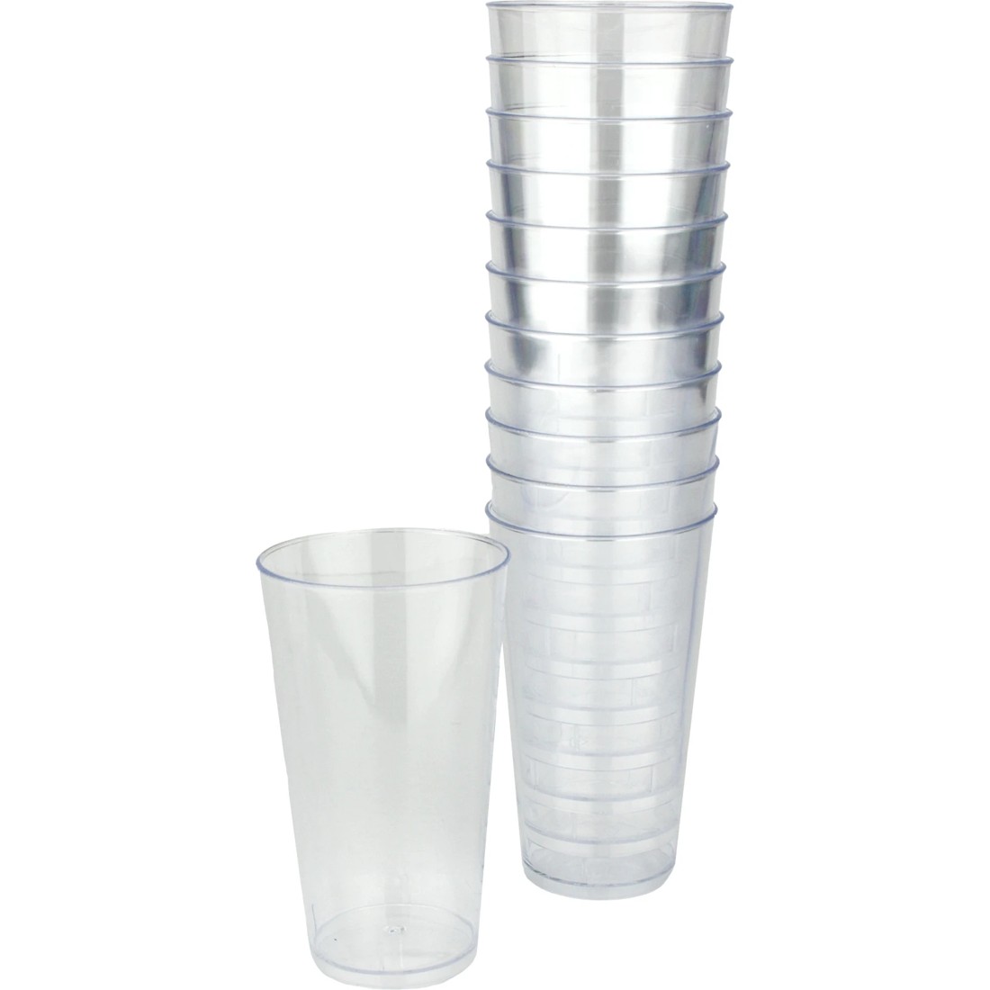 1 Magic Pro Clear 8cm Cylinder Cocktail Cups (Pack of 12), 1 of 2
