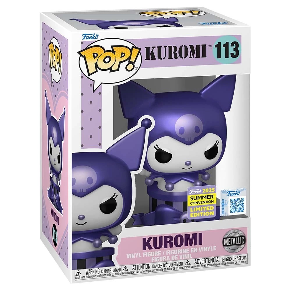 2 Sanrio - Kuromi Metallic SDCC 2025 Pop! Vinyl Figure, 2 of 3
