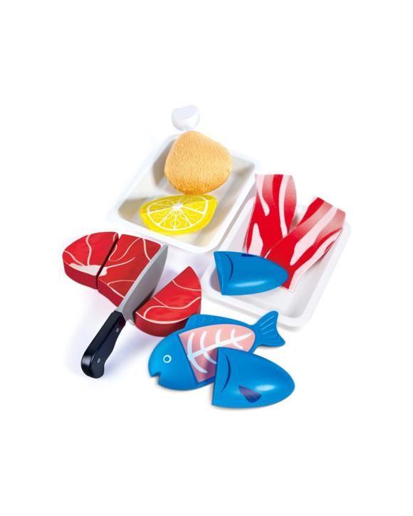 Hape Tasty Proteins Kitchen Playset With Lemon - Multi