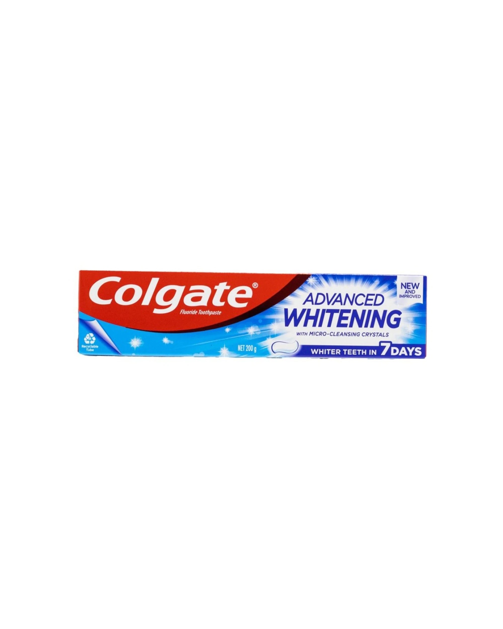 2 Colgate 12pk Advanced Whitening Micro Cleansing Crystals Toothpaste 200g - Multi, 2 of 4