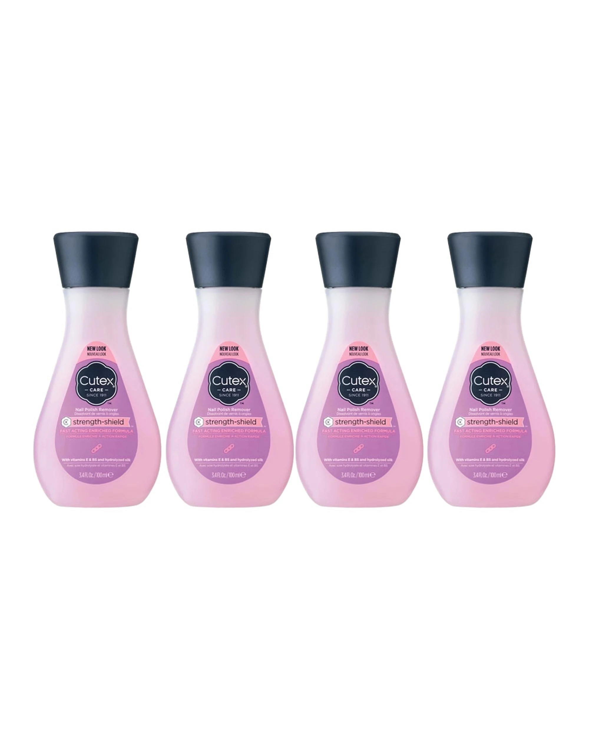 1 Cutex Nail Polish Remover Strength Shield 100ml - 4 Pack, 1 of 1