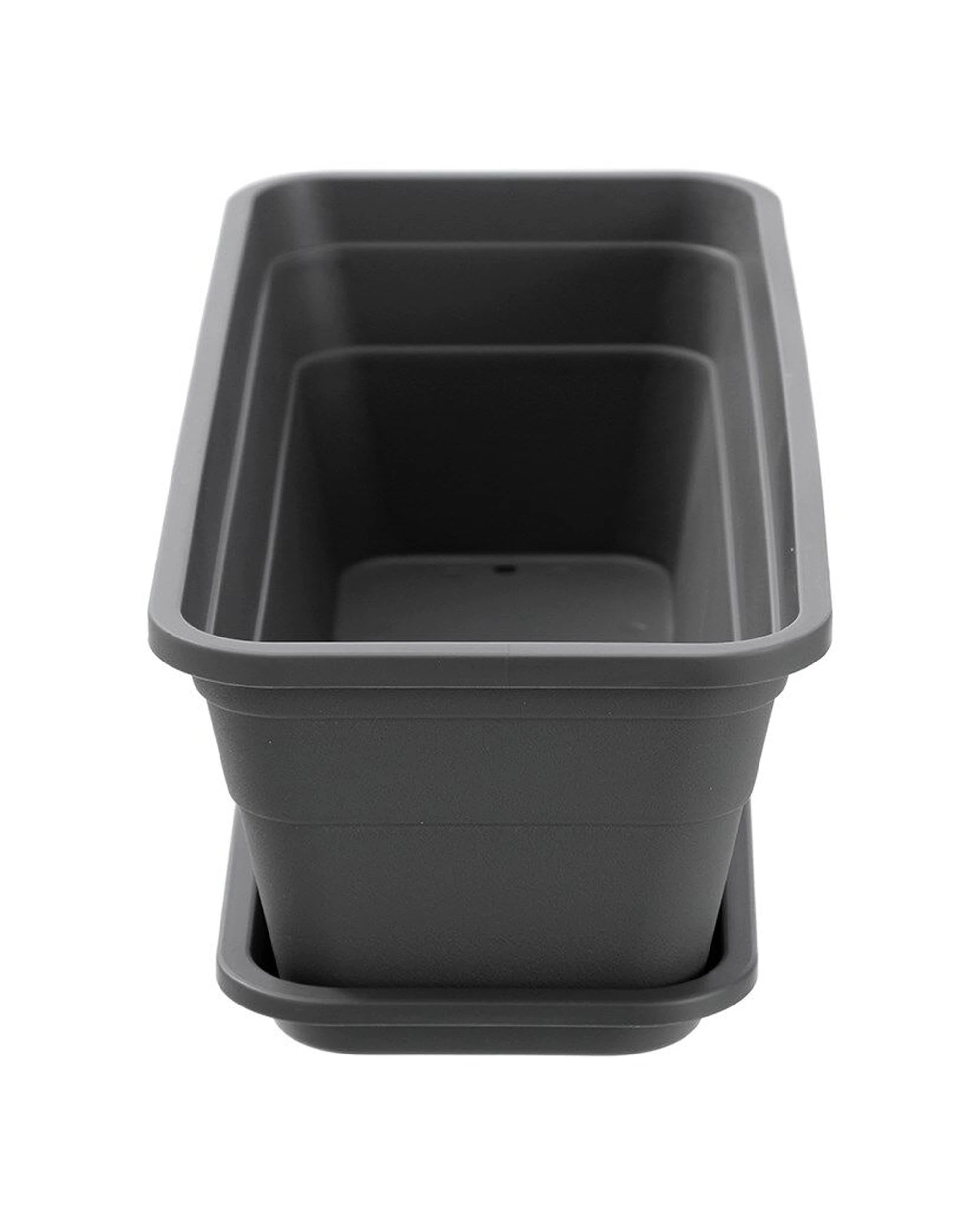 5 Boxsweden Classic Plastic Planter Rect With Saucer Durable 44cm - Multi, 5 of 8