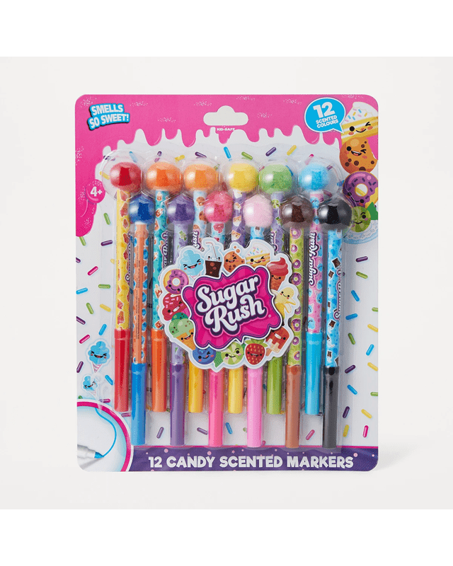 12 Pack Sugar Rush Candy Scented Fine Line Mar