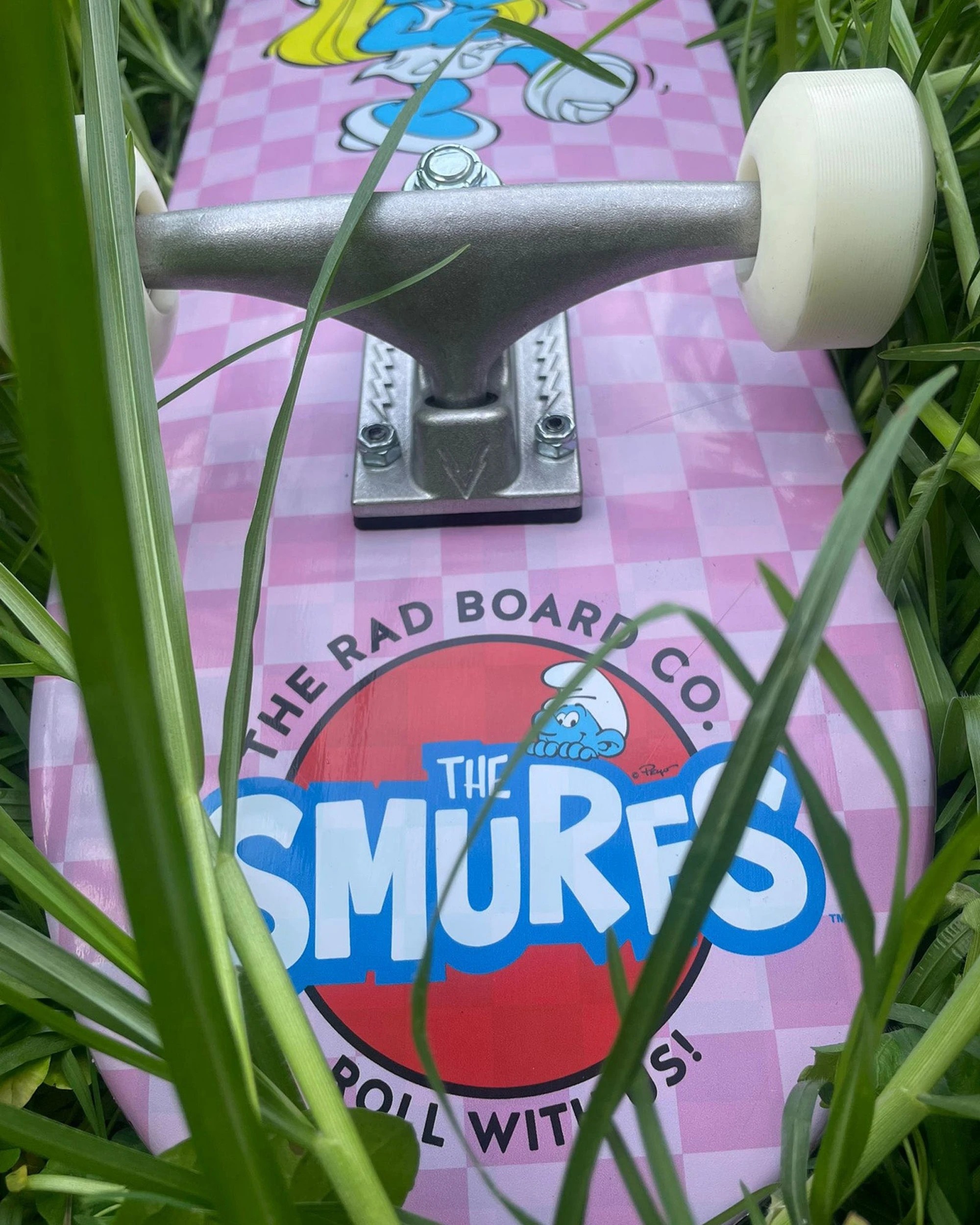 5 Rad Board Co Smurfs Complete Skateboard Dude Crew Smurfette Laughing 7.75 Inch - Multi, 5 of 7