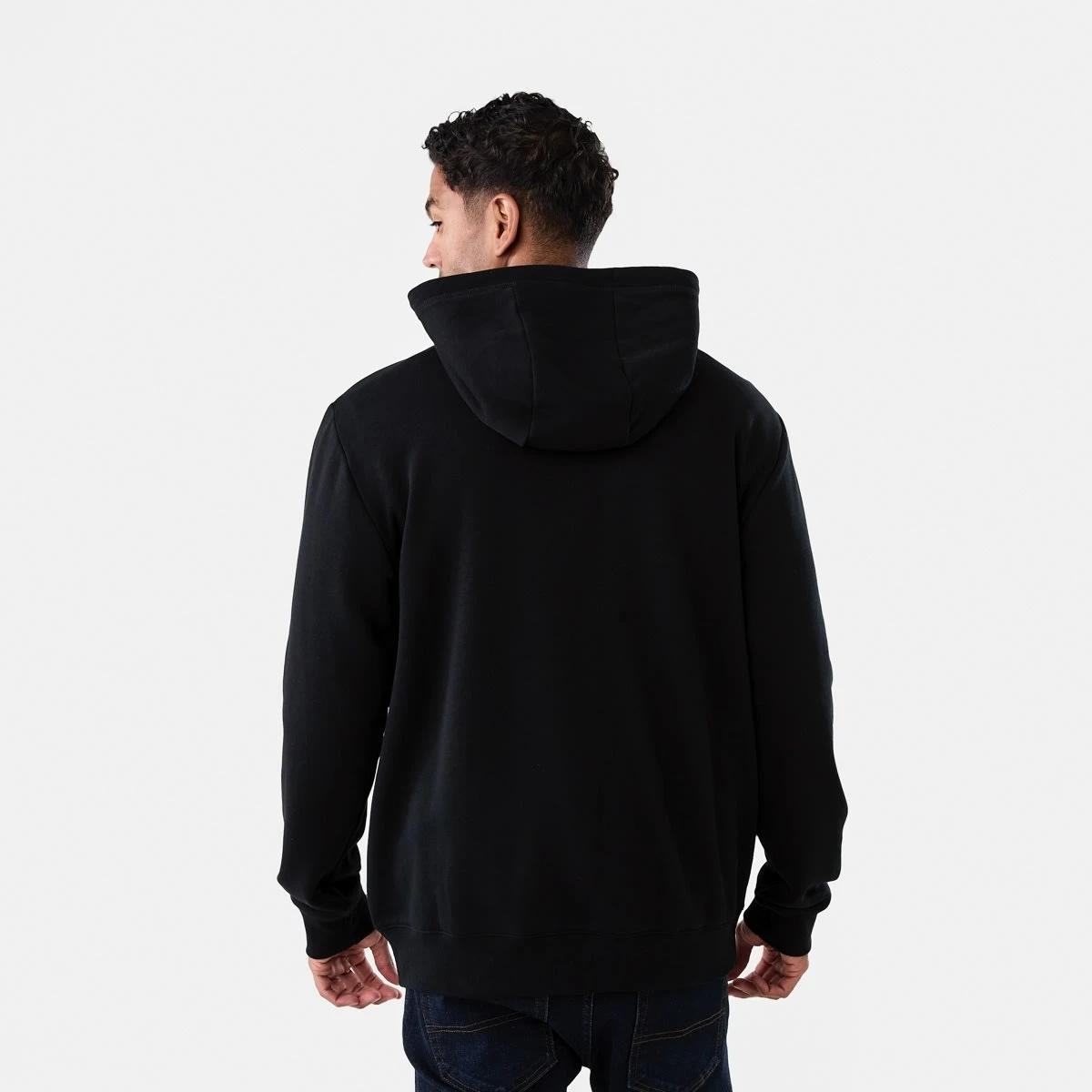 4 Comfort Zip Through Hoodie Black, 4 of 7