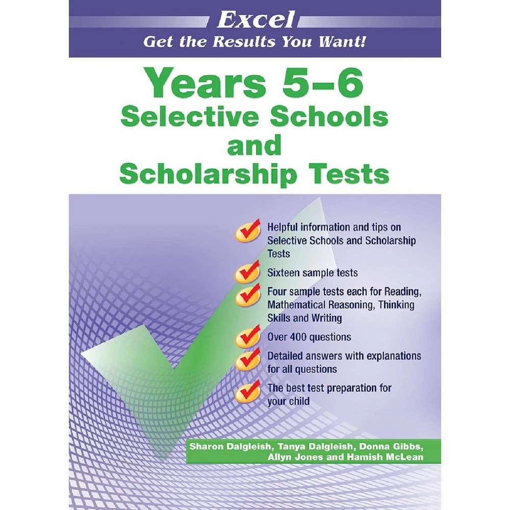 1 Excel Selective Schools & Scholarship Tests Years 5-6, 1 of 7