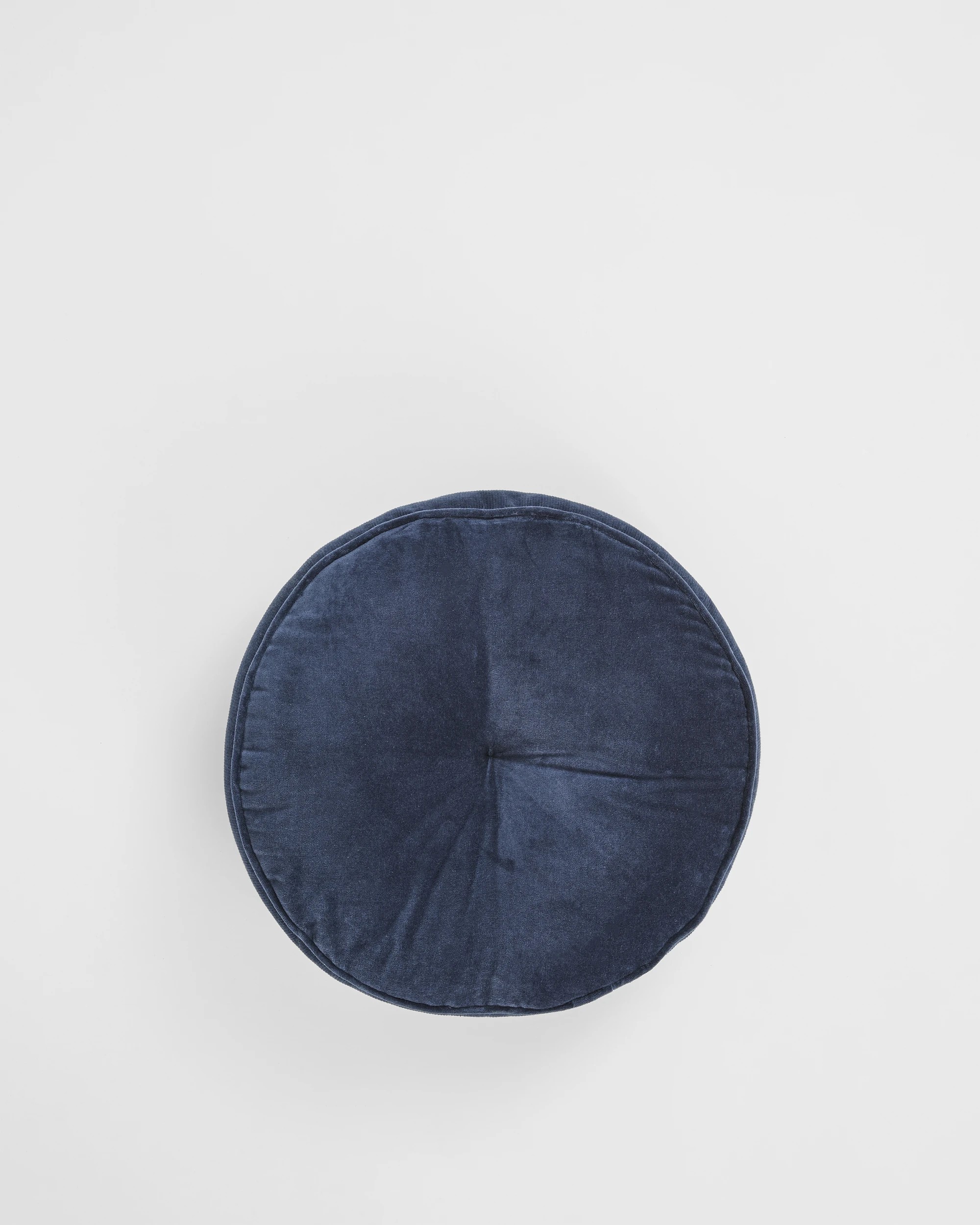 1 Target Lacy Velvet Round Cushion - Blue, 1 of 2
