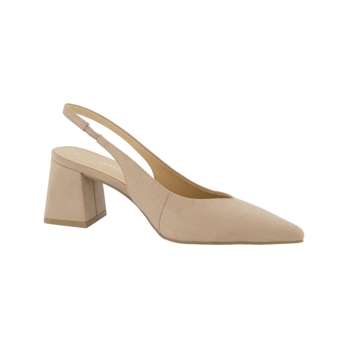 2 Slingback Block Heels Sand, 2 of 5