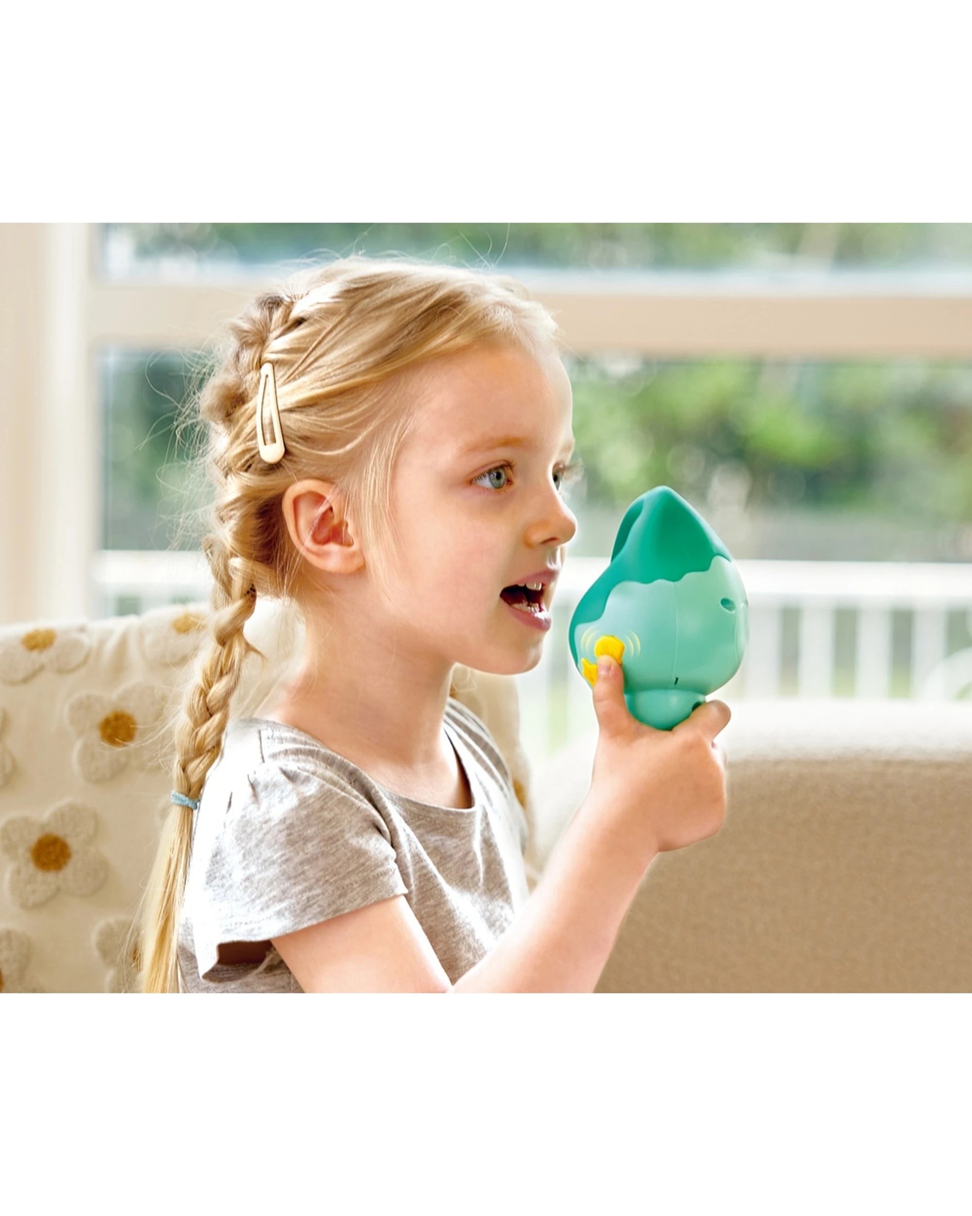4 Hape Magic Music Conch Toy Record And Play Kids 9.3x8.6x13.7cm - Multi, 4 of 5