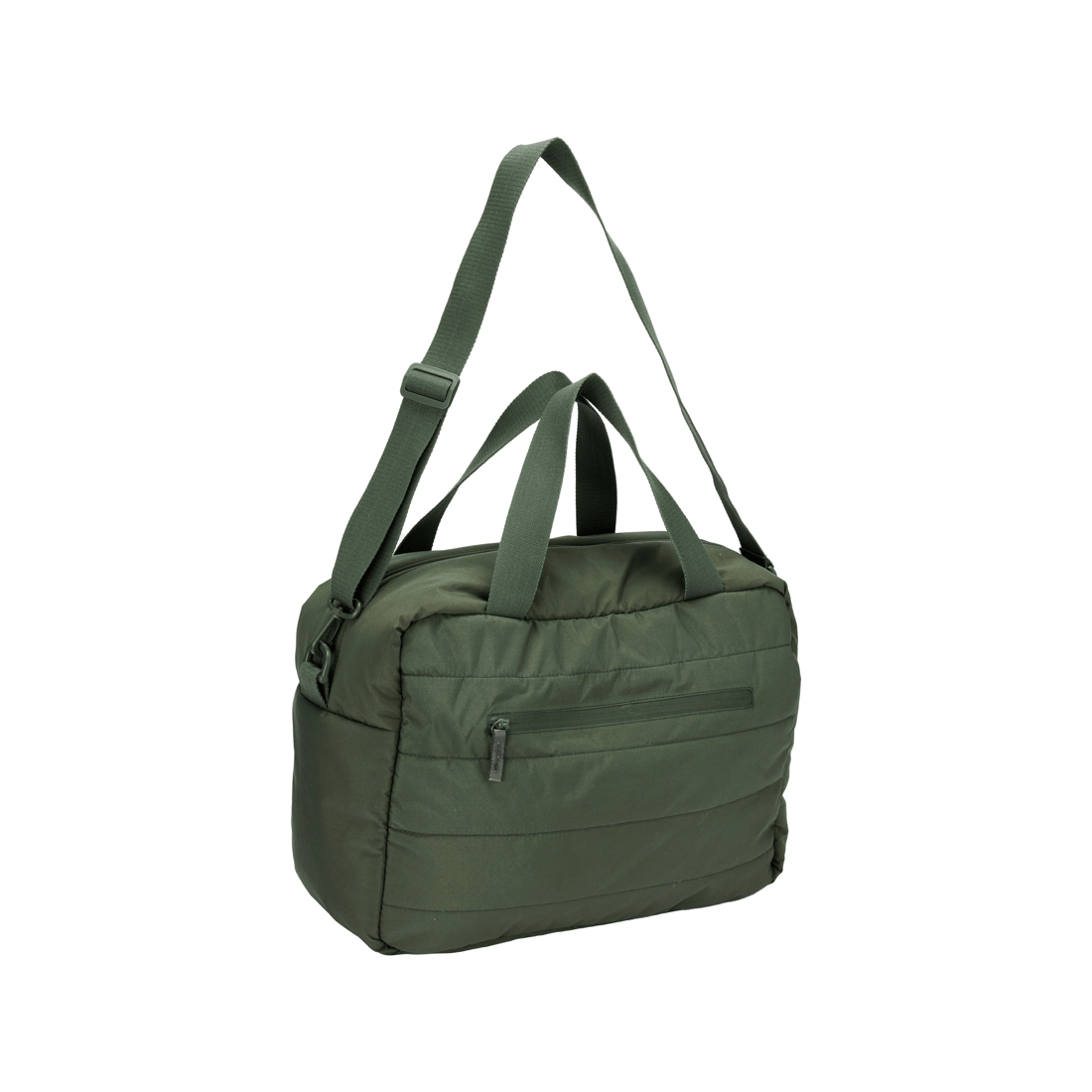 1 Quilted Nappy Bag - Green, 1 of 7