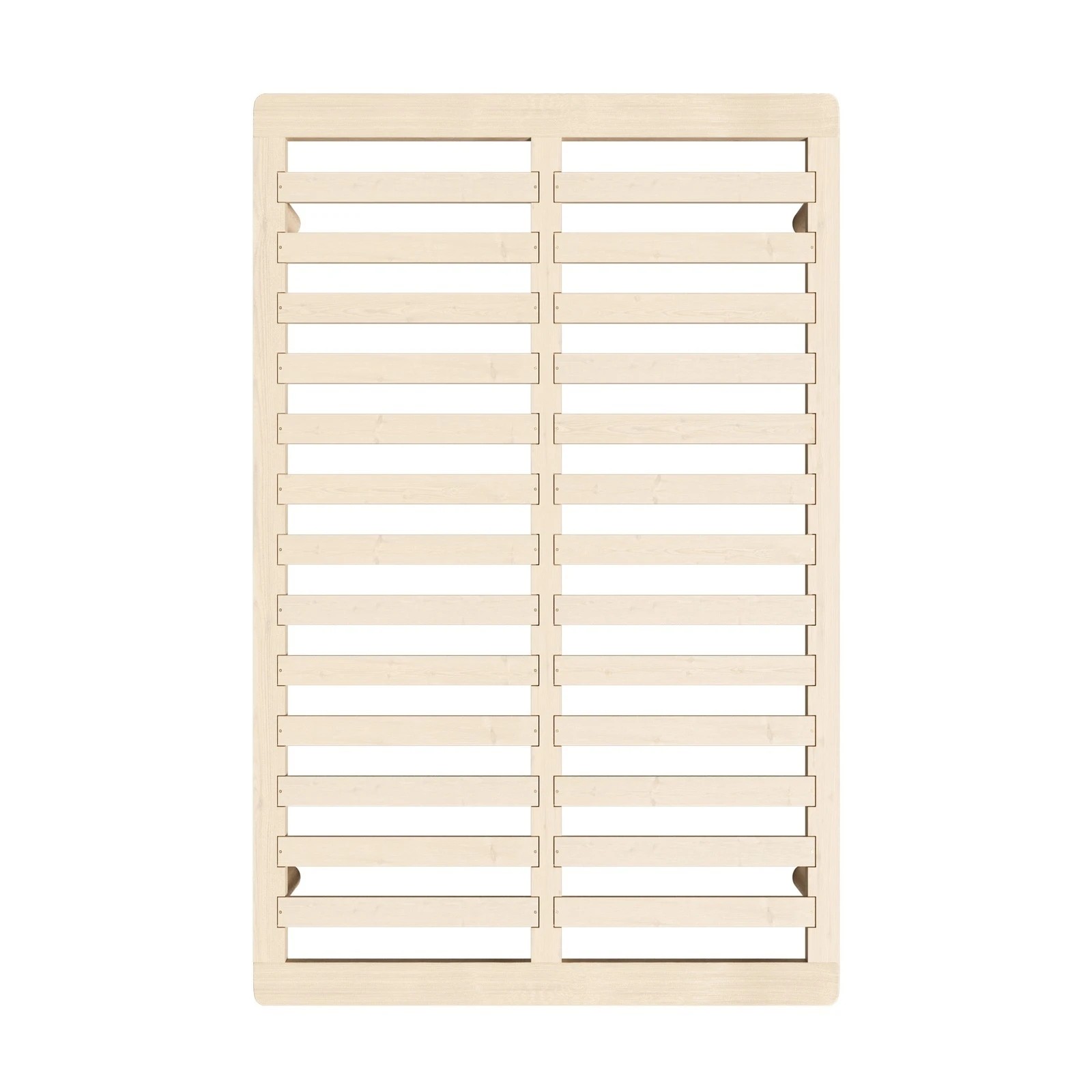 9 Oikiture Bed Frame King Single Wooden Bed Base Platform Timber
 - Natural, 9 of 10