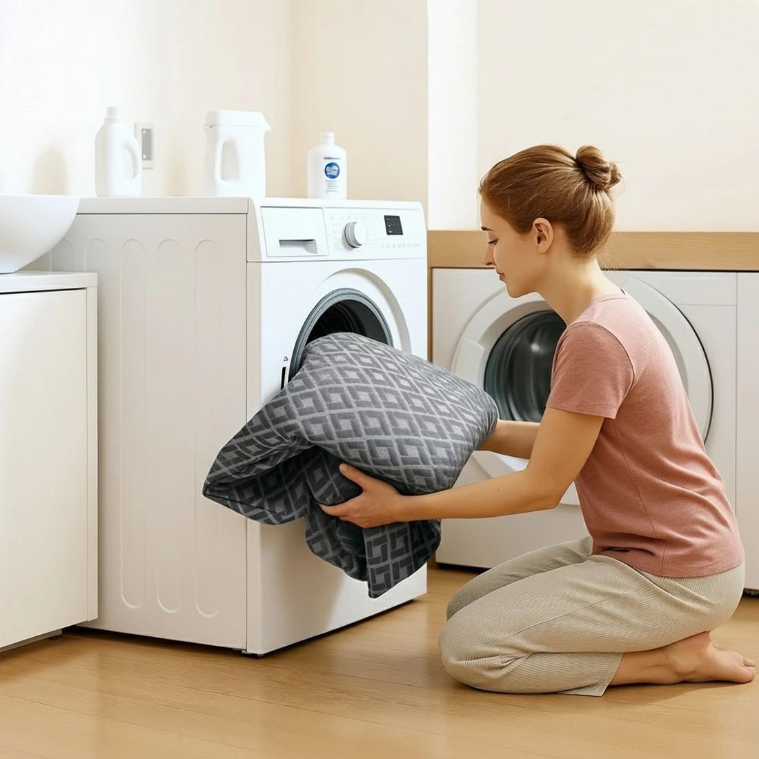 10 Giselle Foldable Mattress Folding Sofa Bed Trifold Memory Foam Camping Cushion Mat - Single Bed - Grey, 10 of 10